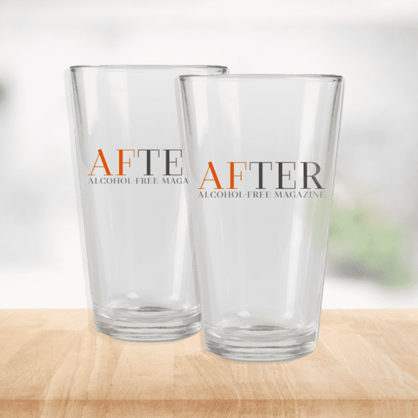 AFTER Pint Glasses, set of 2