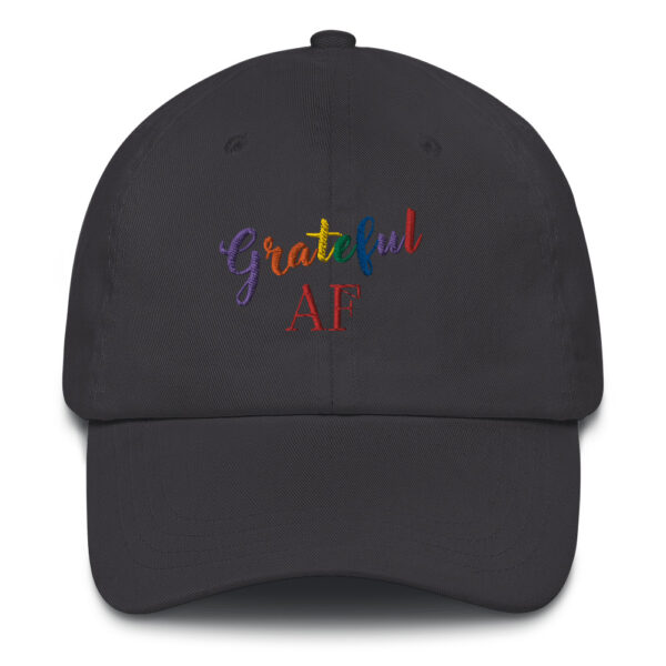 PRIDE "Grateful AF" Baseball Cap - Supports the Trevor Project - Image 4