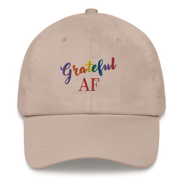 PRIDE "Grateful AF" Baseball Cap - Supports the Trevor Project - Image 5