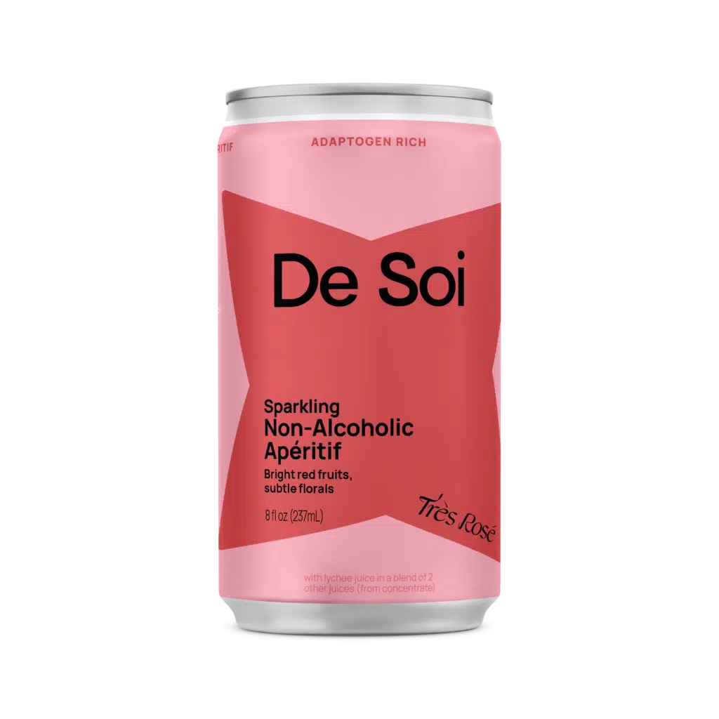 De Soi Tres Rosé nonalcoholic beverage