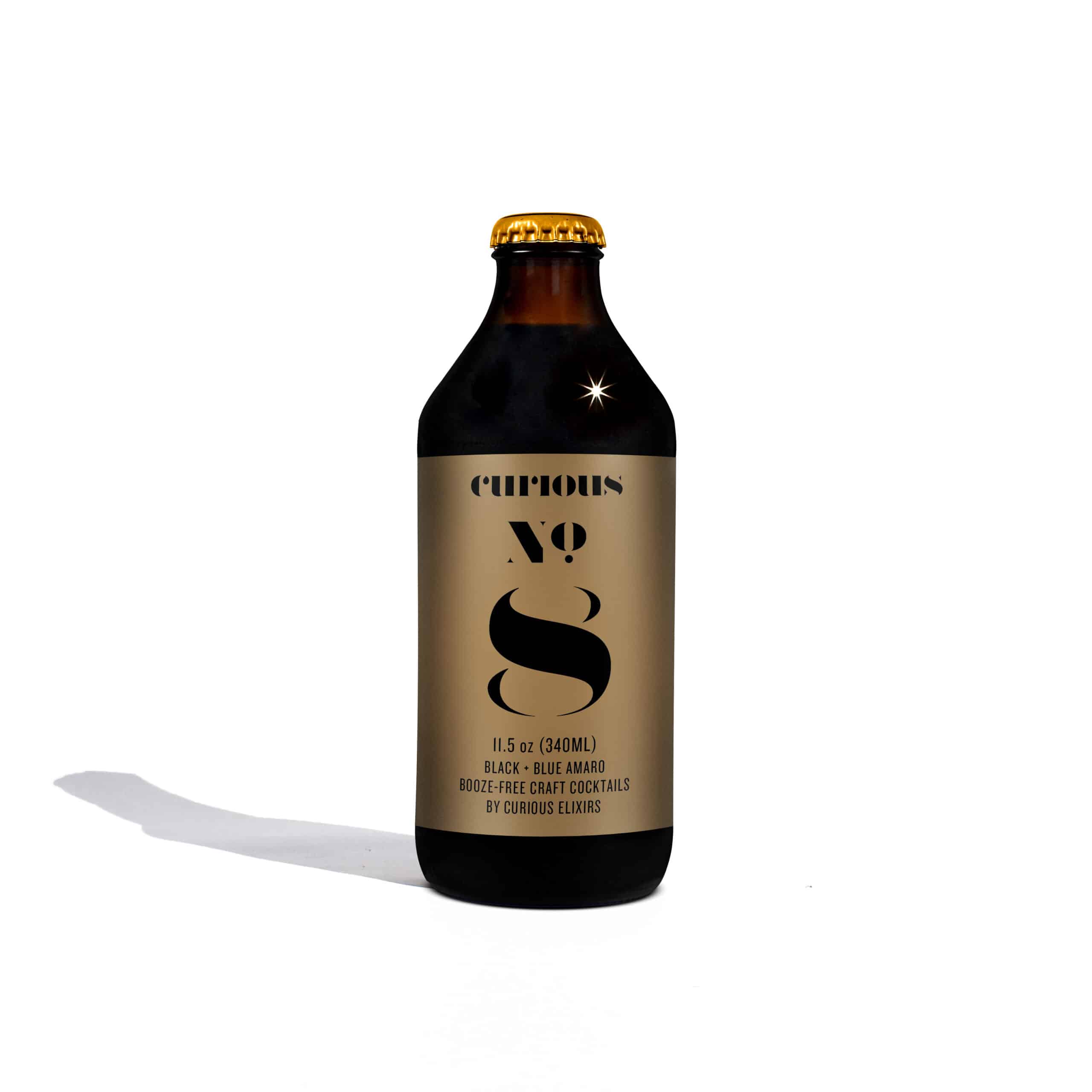 Curious Elixirs Curious No. 8 Nonalcoholic Black and Blue Amaro