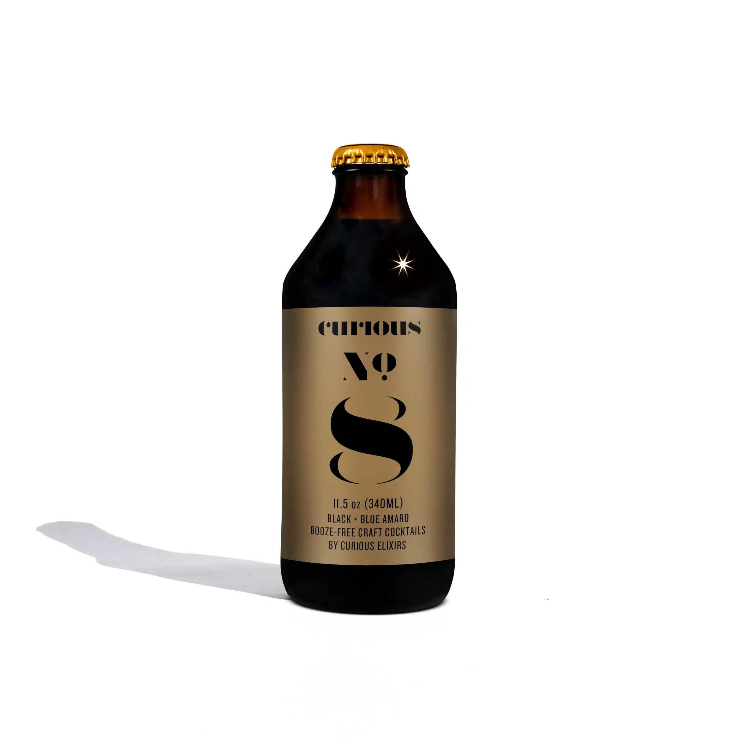Curious Elixirs Curious No. 8 Nonalcoholic Black and Blue Amaro