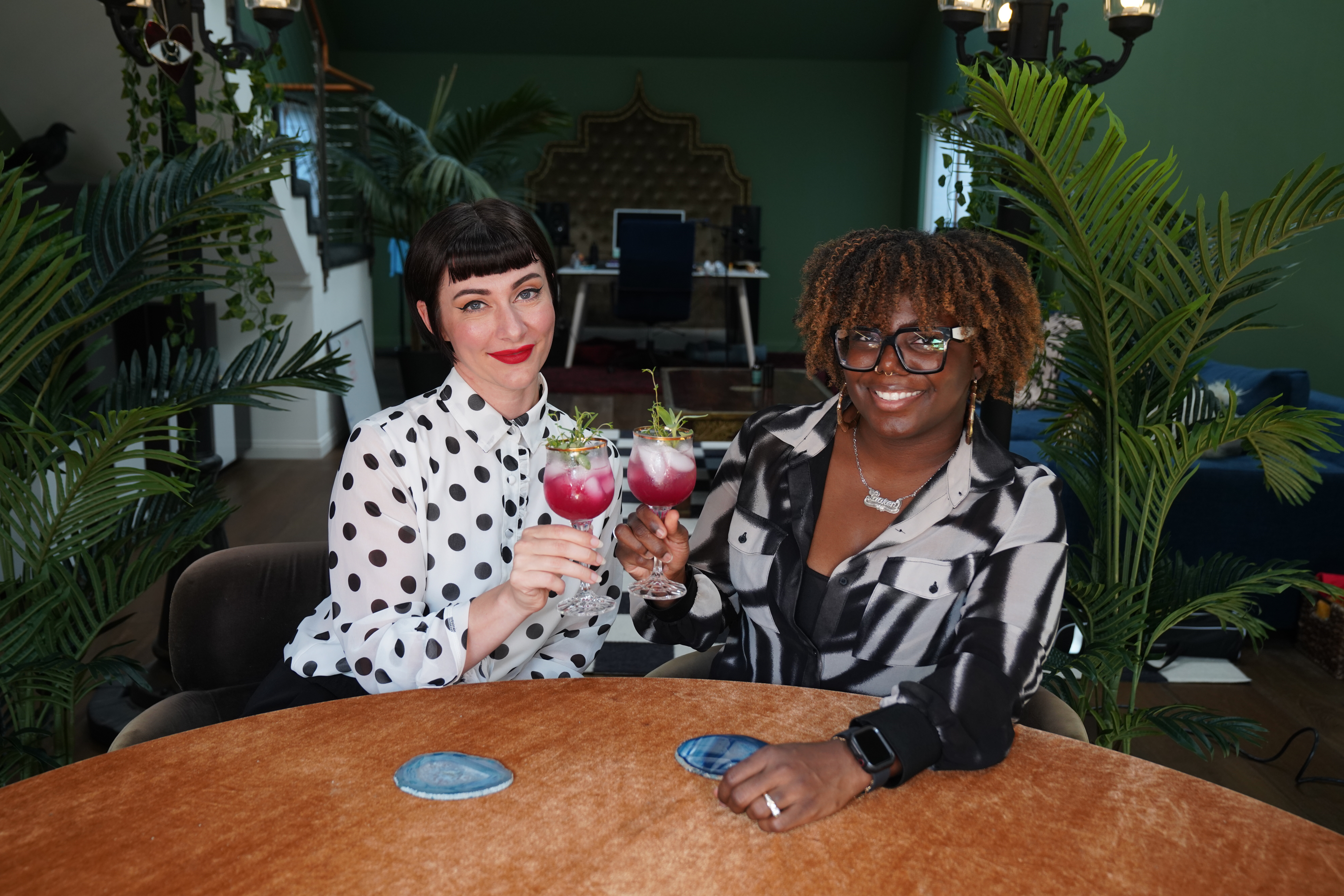 Qveen Herby and LP O'Brien, a friendship formed in ritual and creativity.